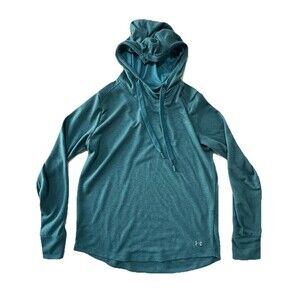 Under Armour Women's Coldgear Infrared Hoodie Small Active Wear teal